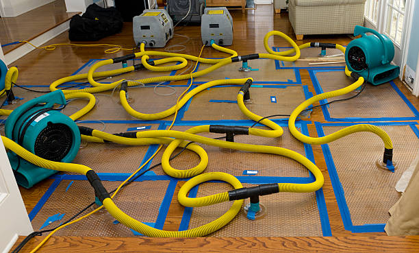 Professional Flood Damage Restoration technician working in Independence, OR